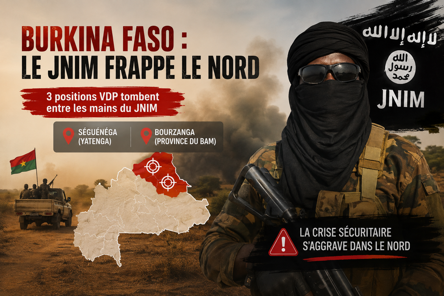 Crise au Burkina Faso : le JNIM progresse, la stratégie d&rsquo;Ibrahim Traoré en question