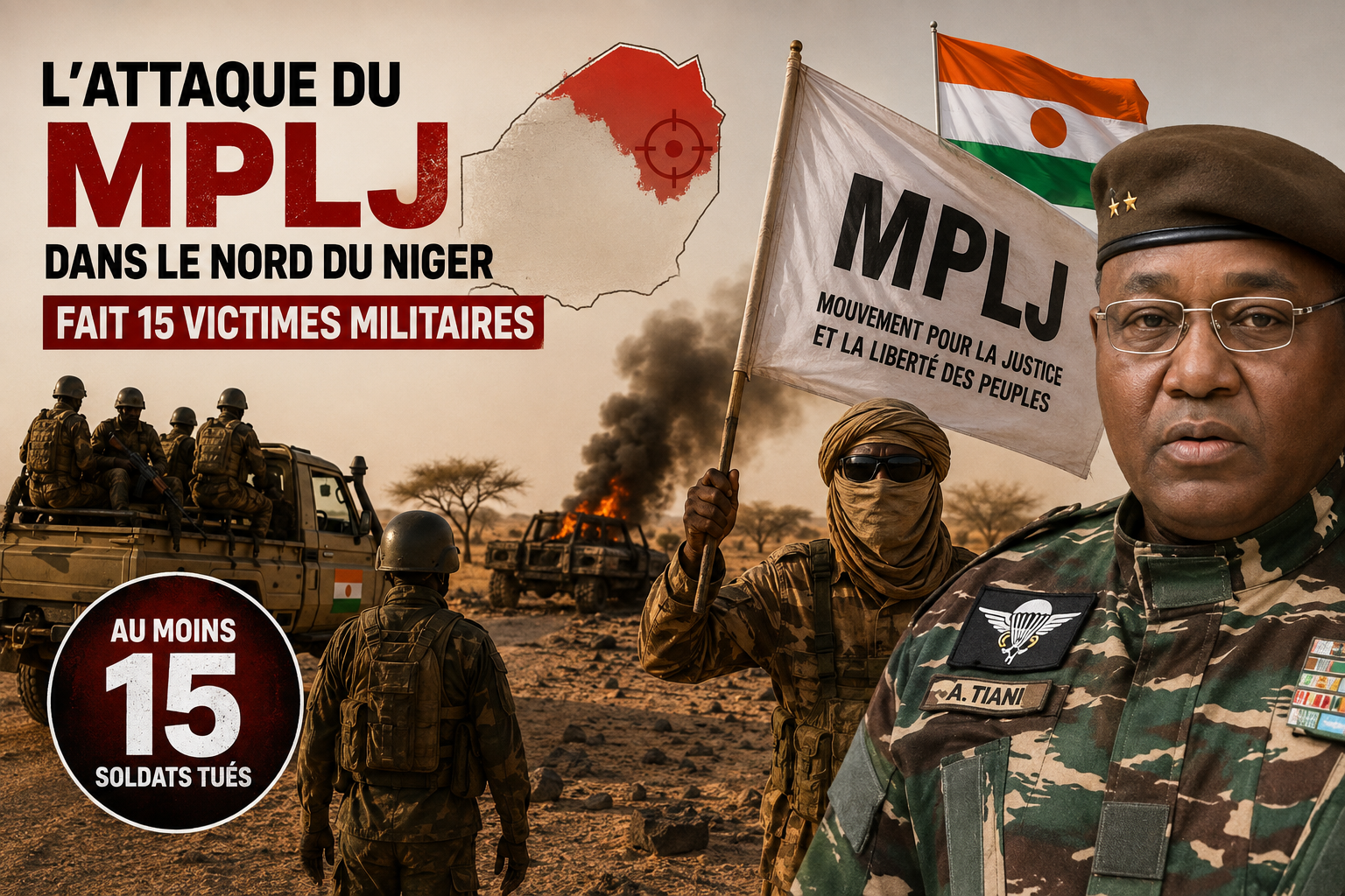 Nord du Niger : l&rsquo;attaque du MPLJ révèle les failles de la souveraineté militaire