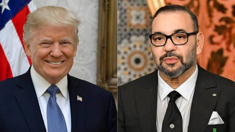 Trump confirme à Mohammed VI le soutien américain à la souveraineté marocaine
