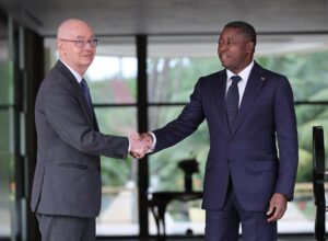 Rencontre diplomatique entre Faure Gnassingbé et Luiz Ivaldo Villafañe Gomes Santos