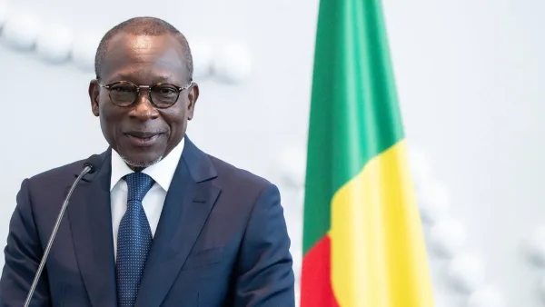 Portrait de Patrice Talon, ancien président du Bénin