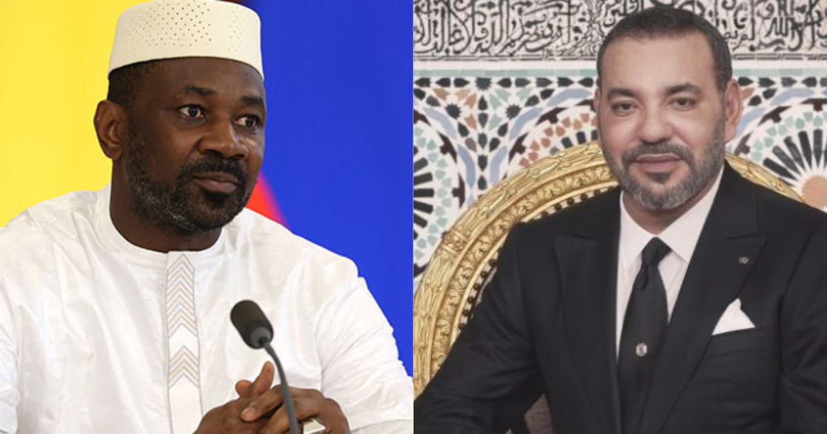 Roi Mohammed VI et président Assimi Goïta Mali