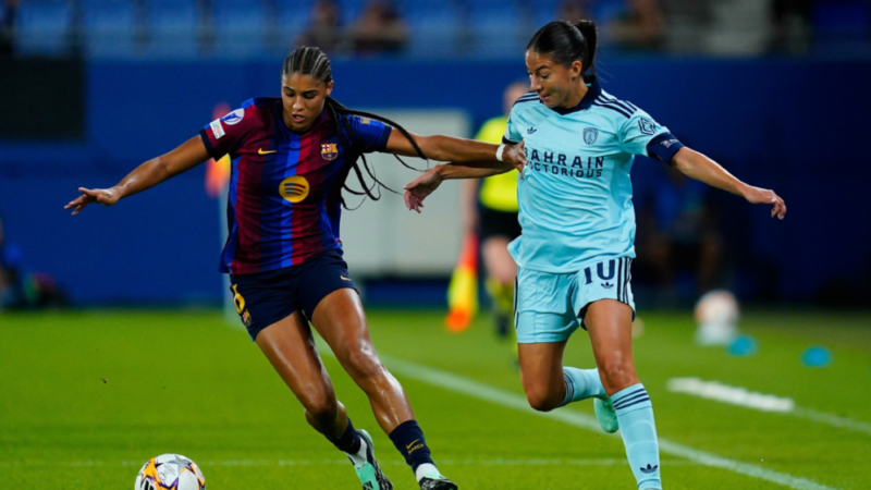 Ligue des champions féminine : Barcelone renverse le Paris FC après un éclair parisien (5-2)