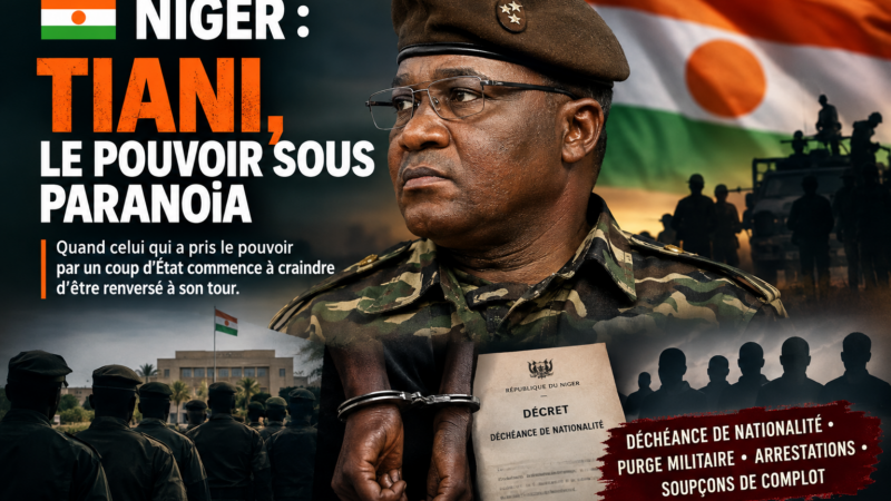 Niger : le général Tiani face à la purge post-putsch et au spectre de l&rsquo;ennemi intérieur