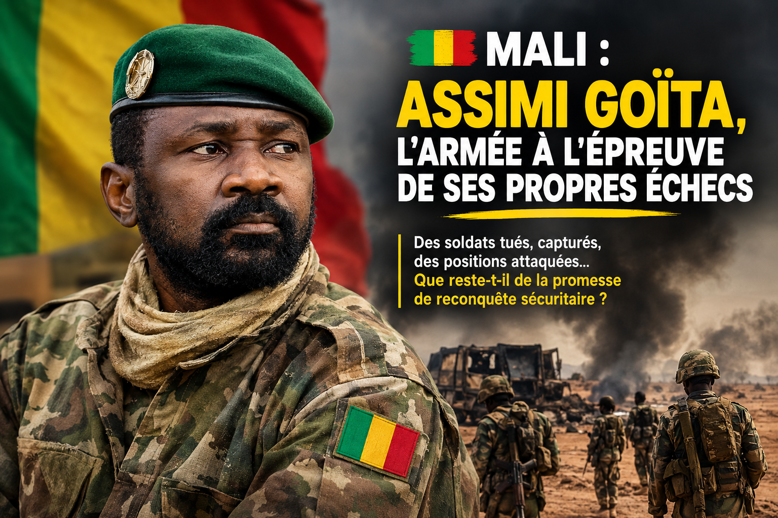 Stratégie sécuritaire du Mali : quand les défaites de l&rsquo;armée remettent en cause les promesses de Bamako