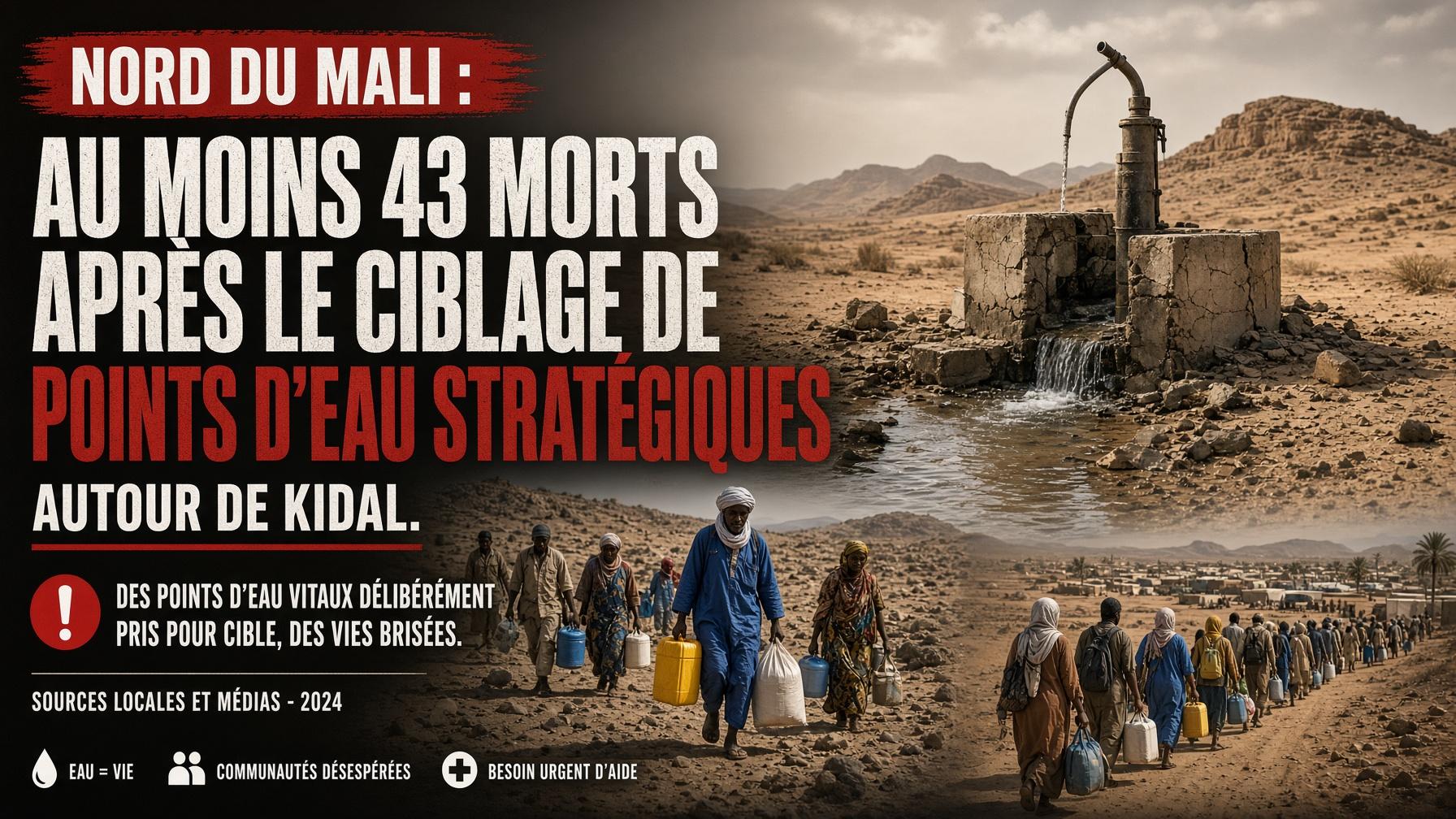 Kidal : la destruction des puits fait-elle basculer le nord du Mali dans une crise irréversible ?