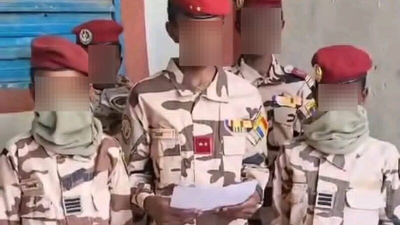 Tchad : cinq mineurs en uniforme militaire devant le parquet de N&rsquo;Djamena, l&rsquo;enquête vise des commanditaires adultes