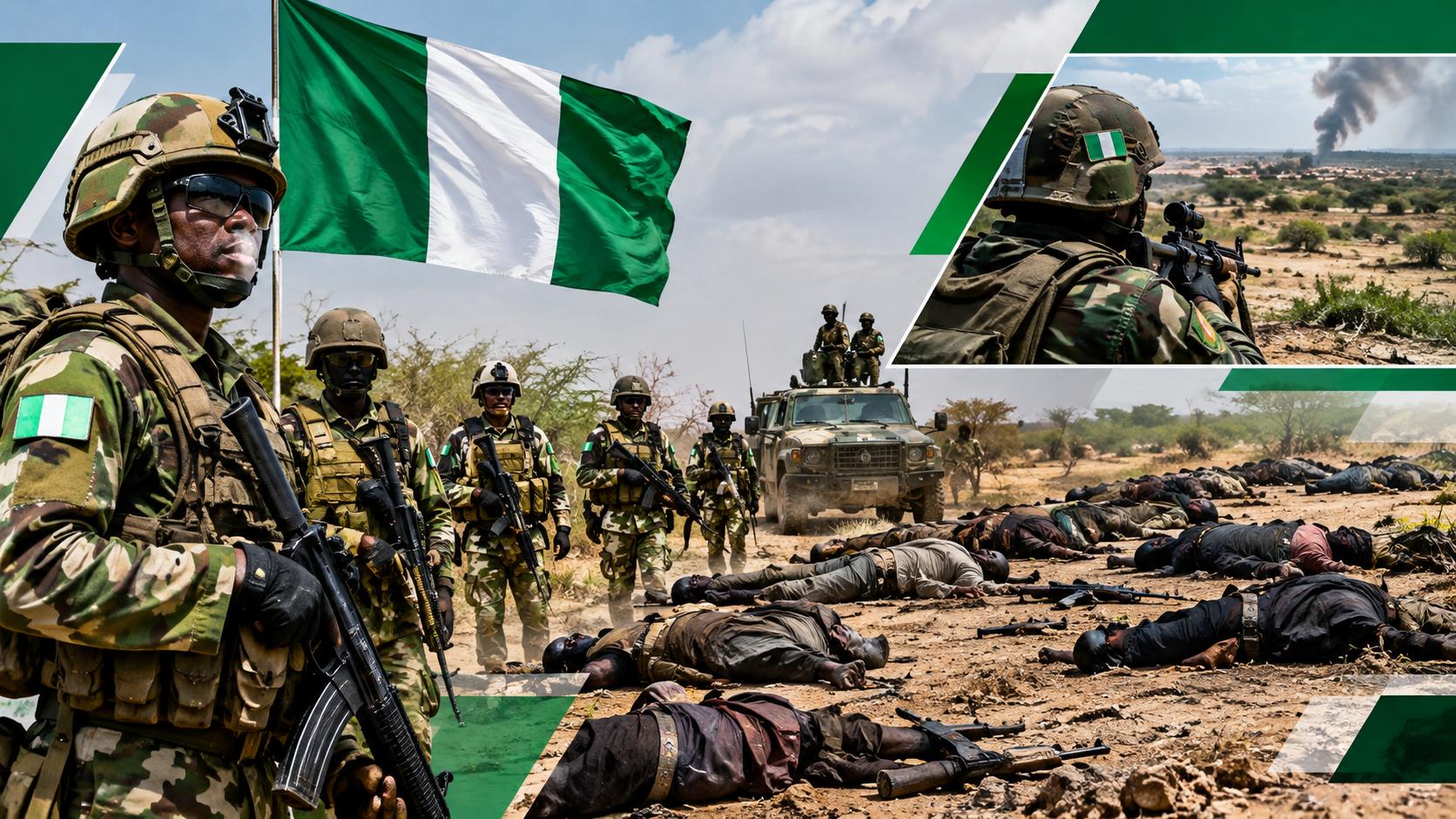Armée nigériane : plus de 1 100 terroristes neutralisés dans le nord-est du Nigeria