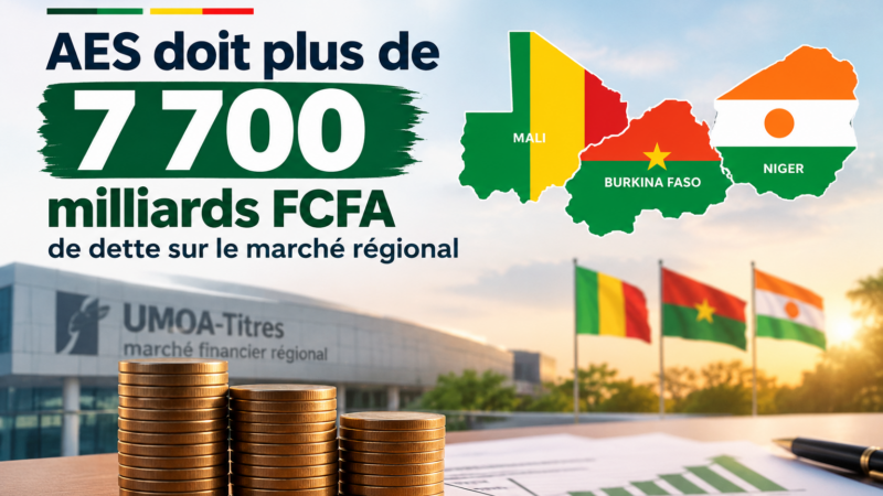 Alliance des États du Sahel : 7 727 milliards FCFA de titres publics en circulation sur le marché régional