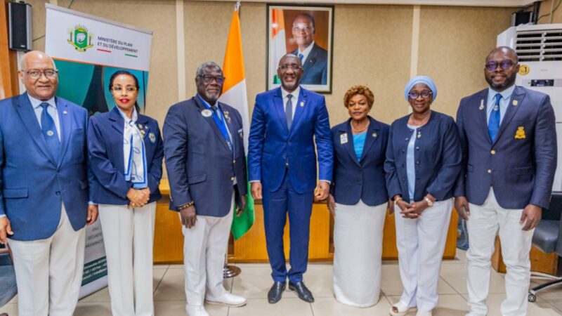 La Côte d&rsquo;Ivoire, première escale du Gouverneur du Lions Club International pour le PND 2026-2030