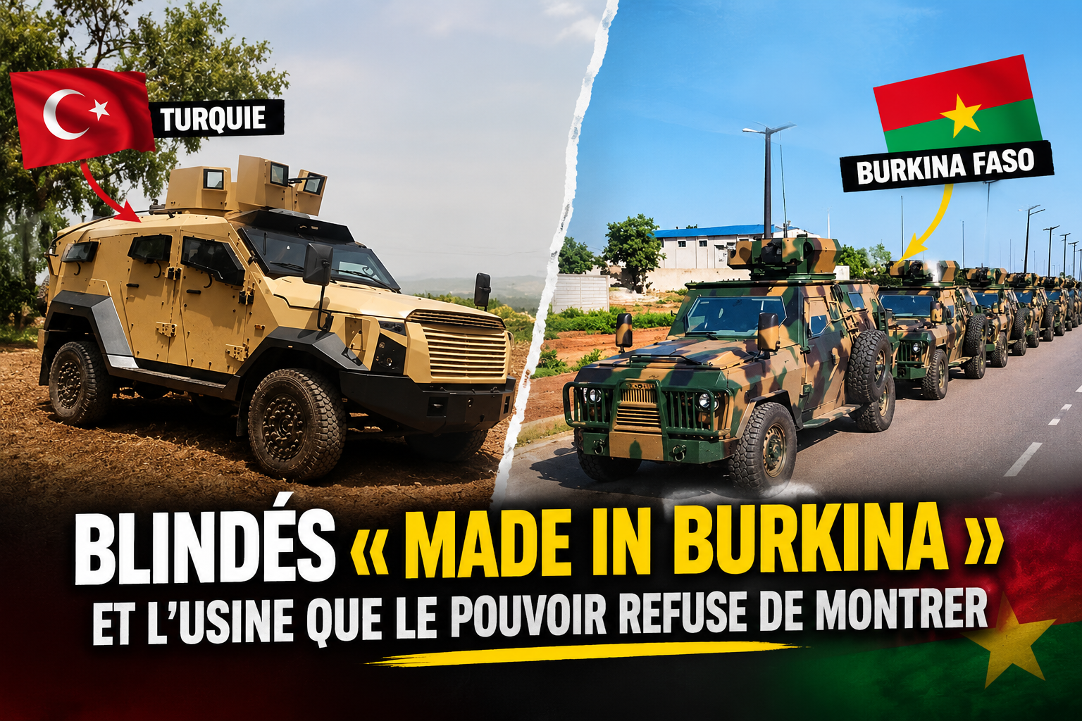 Nanga : les blindés du Burkina Faso entre réalité industrielle et flou médiatique
