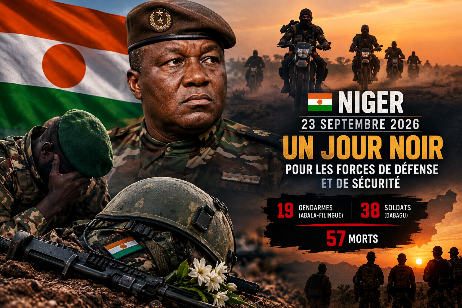 Niger : le 23 septembre 2026, une journée de bilan tragique pour les forces de sécurité