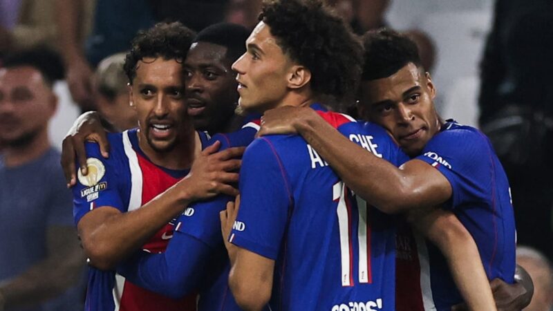 Ligue 1 : Paris s&rsquo;impose 2-1 à Marseille, l&rsquo;OM enchaîne un cinquième revers