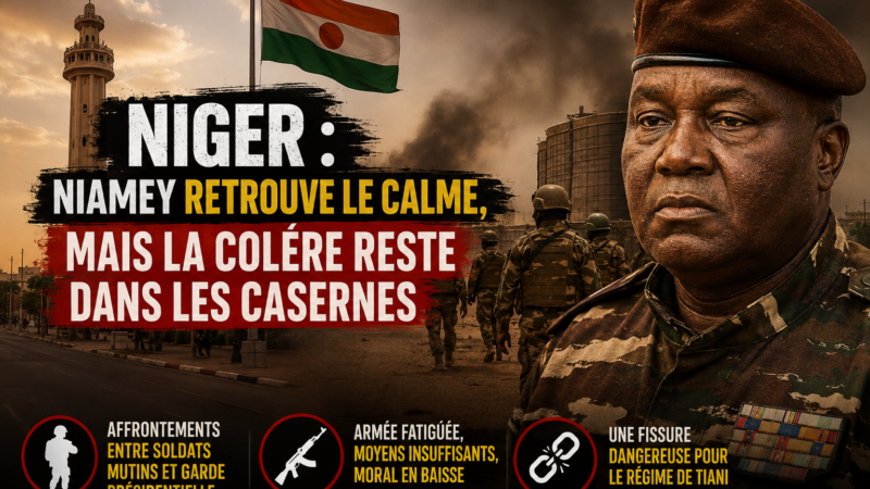 Crise militaire au Niger : les tensions persistent malgré le retour au calme à Niamey