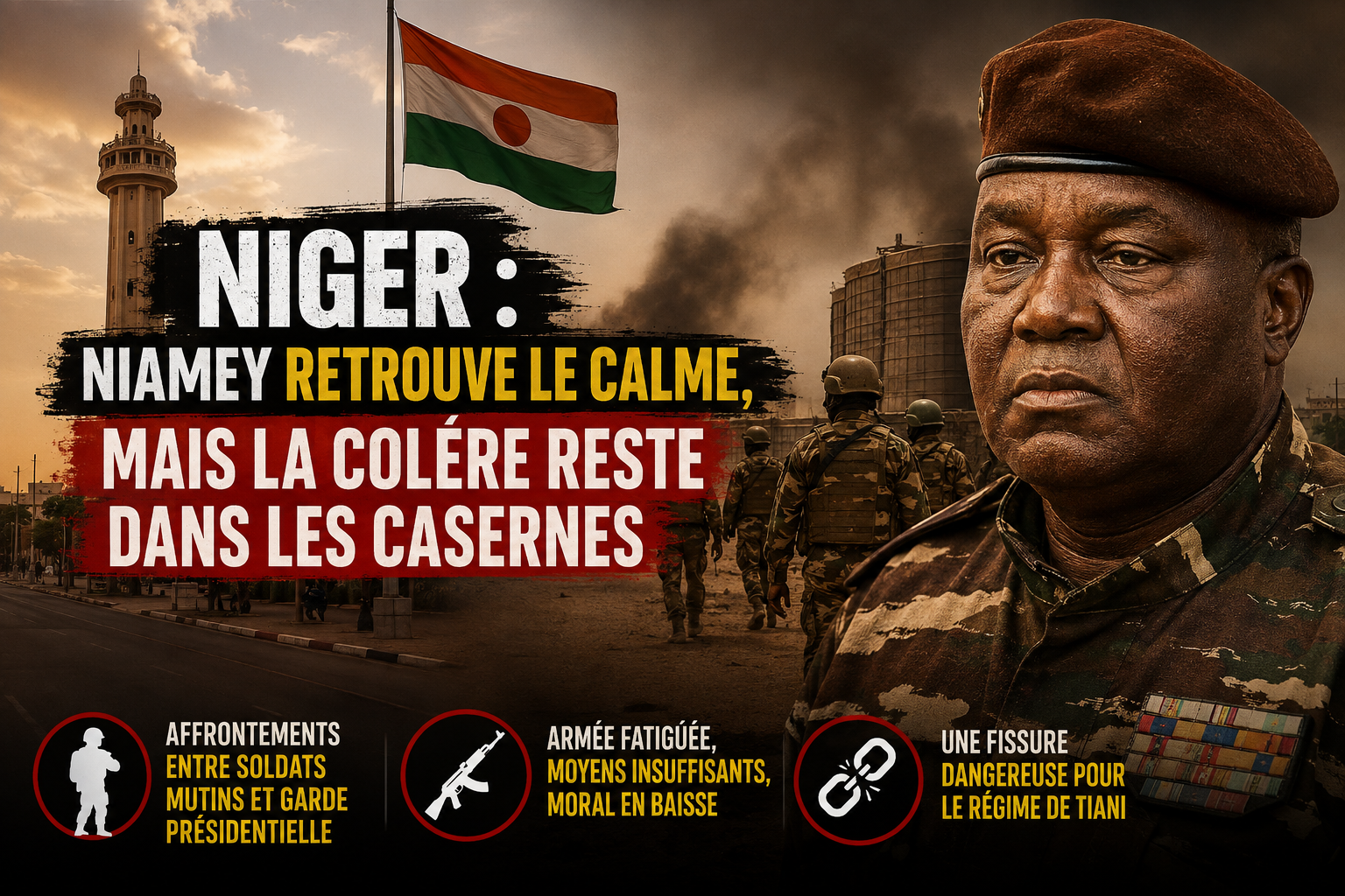 Crise militaire au Niger : les tensions persistent malgré le retour au calme à Niamey