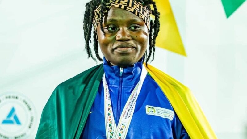 Brigitte Tchede ramène deux médailles et un record personnel du Caire pour le Bénin
