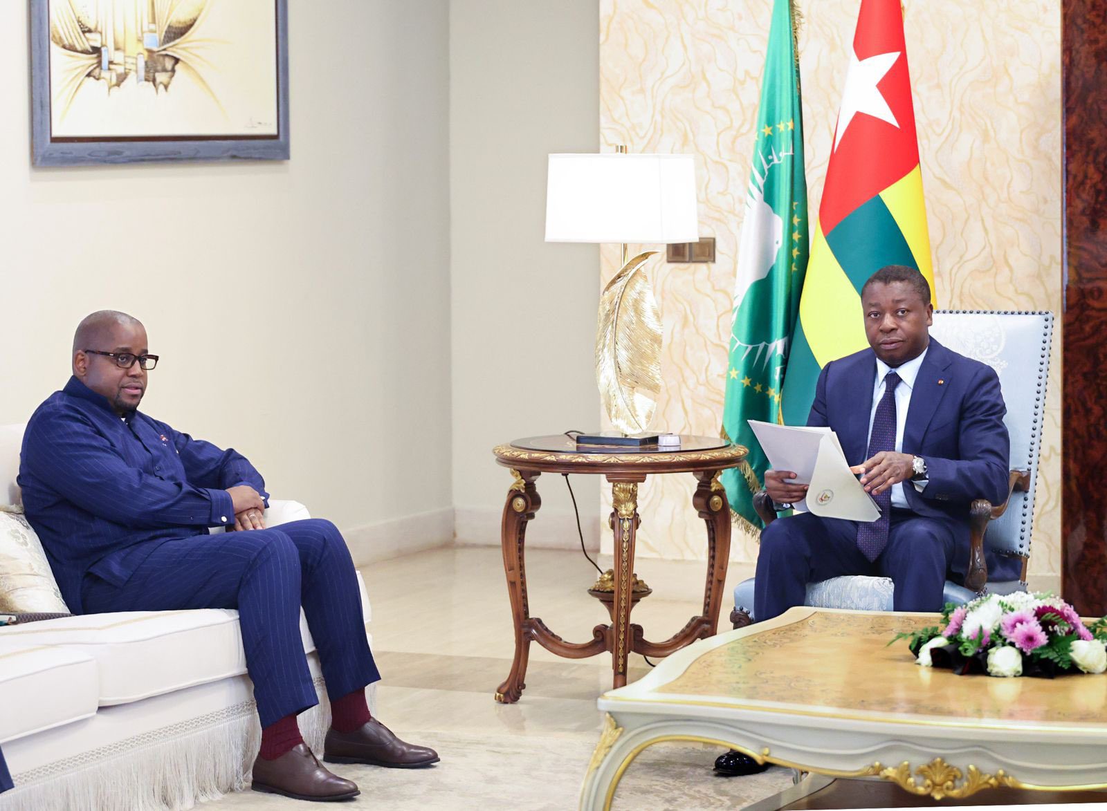 RDC : à Lomé, Faure Gnassingbé reçoit un message écrit de Tshisekedi sur la pacification de l&rsquo;Est